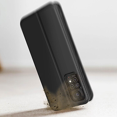 Avizar Étui pour Xiaomi Redmi Note 11 Pro 5G Double Poche Intérieure Support Vidéo  Noir pas cher