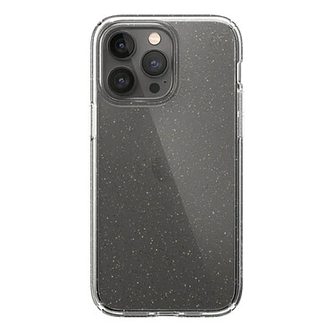 Speck Presidio Perfect-Clear pour iPhone 14 Pro Max Gold Glitter