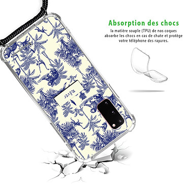 Avis LaCoqueFrançaise Coque cordon Samsung Galaxy S20 Dessin Botanic Rêve