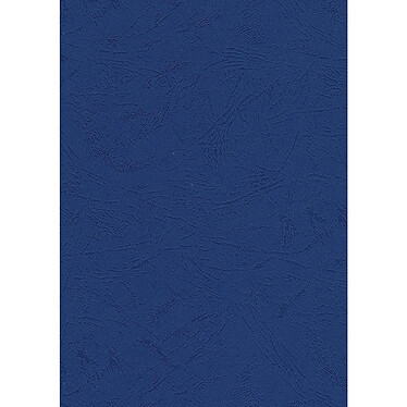 PAVO Paquet de 100 Plats de Couverture matière synthétique 250g A4 Bleu foncé