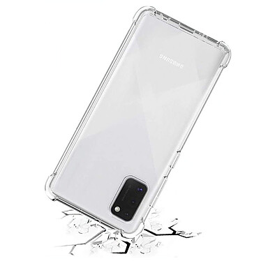 Evetane Coque Samsung Galaxy A41 Anti-Chocs avec Bords Renforcés en silicone transparente Motif pas cher