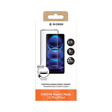 Acheter BigBen Connected Protection d'Écran pour Redmi Note 12 Pro/12 Pro Plus en Verre Trempé Transparent