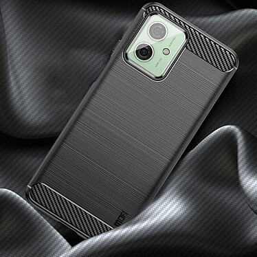 Avis Avizar Coque pour Motorola Moto G54 Effet Carbone Silicone Flexible Antichoc  Noir