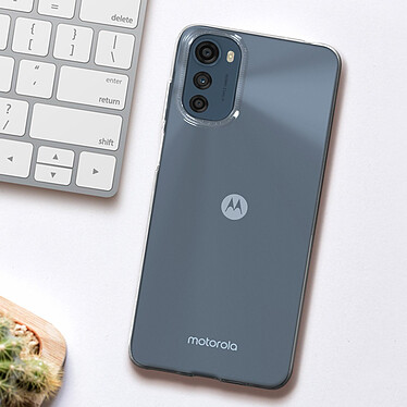 Acheter Avizar Coque pour Motorola Moto E32 Silicone Gel Souple Flexible Ultra-fine 0.3mm  Transparent