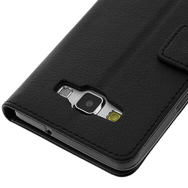 Avizar Housse Etui Folio Portefeuille pour Samsung Galaxy A5 - Noir pas cher