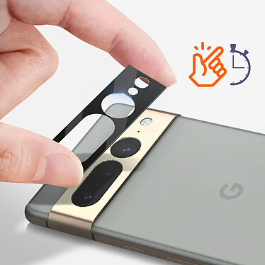 Acheter iMak Film Caméra pour Google Pixel 7 Pro Verre Trempé 9H Anti-trace Adhésif  Noir