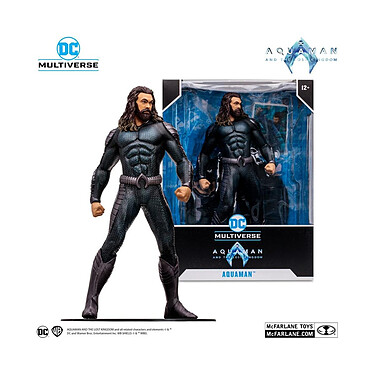 Aquaman et le Royaume perdu - Figurine Megafig DC Multiverse Aquaman 30 cm pas cher