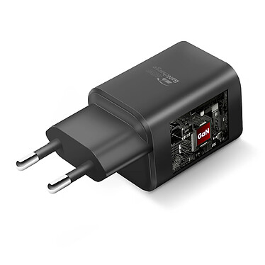 Acheter Swissten Chargeur Secteur USB C GaN 45W + USB 18W Charge Rapide Design Compact Noir