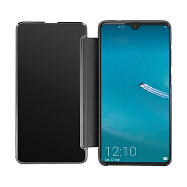 Avizar Etui folio Noir Design Miroir pour Huawei Mate 20 pas cher