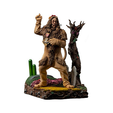 Le Magicien d'Oz - Statuette 1/10 Deluxe Art Scale Le Lion Peureux 20 cm