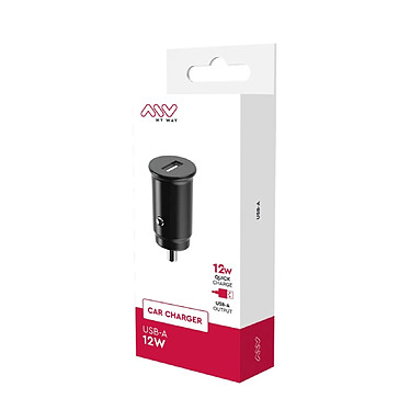 Avis Myway Chargeur Voiture Allume-cigare USB 12W Quick Charge Noir