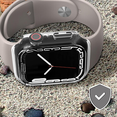 Avizar Coque Antichoc Protection Apple Watch Series 8 / 7 45mm Transparent pas cher