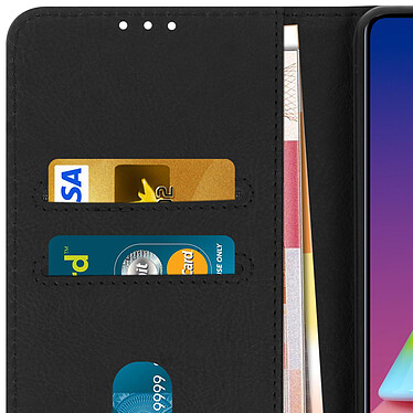 Avizar Étui Samsung Galaxy M51 Protection avec Porte-carte Fonction Support Noir pas cher