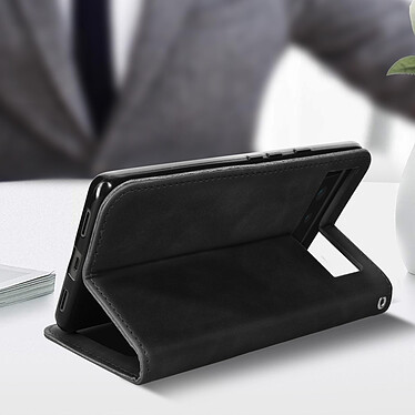 Acheter Avizar Étui Portefeuille pour Google Pixel 6a Porte-cartes Soft-touch Clapet aimanté  noir