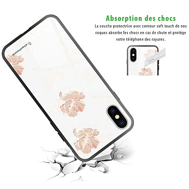 Avis LaCoqueFrançaise Coque iPhone X/Xs Coque Soft Touch Glossy Fleurs Blanches Design