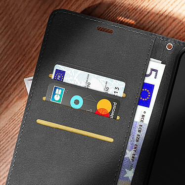 Acheter Avizar Étui Portefeuille Noir  pour Xiaomi Redmi Note 12 5G et 4G série Bara Soft Leather, Support Vidéo