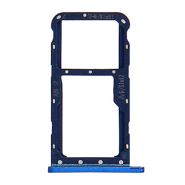 Avizar Tiroir carte Nano SIM + micro-SD Huawei P20 Lite Adaptateur remplacement - Bleu