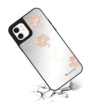 Avis LaCoqueFrançaise Coque iPhone 11 miroir Fleurs Blanches Design