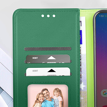 Avis Avizar Étui pour Samsung Galaxy A54 5G Portefeuille Multi-compartiments Support Vidéo  Vert