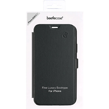 Acheter BEETLECASE Étui pour Apple iPhone 12/iPhone 12 Pro Folio Premium avec Porte-Cartes Noir