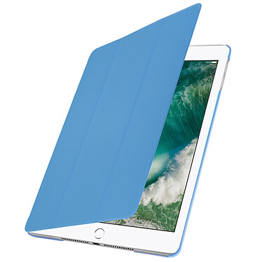 Avizar Housse iPad 5 / 6 / Air Etui Clapet Folio Support Video Bleu