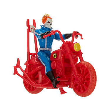 Marvel Legends Retro Collection - Figurine avec véhicule Ghost Rider 10 cm