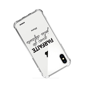 Acheter Evetane Coque iPhone X/Xs anti-choc souple angles renforcés transparente Motif Parfaite Avec De Jolis Défauts