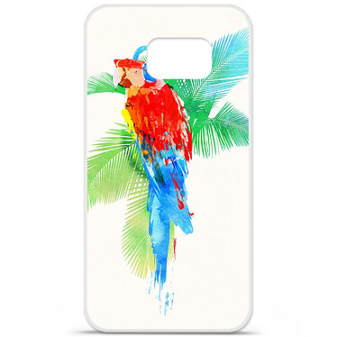 1001 Coques Coque silicone gel Samsung Galaxy S6 motif RF Tropical party