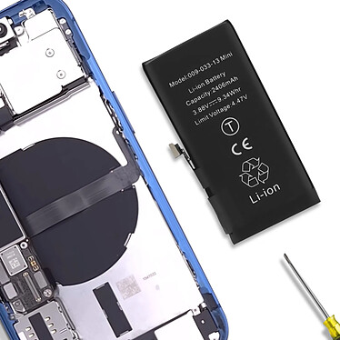 Avis Clappio Batterie Decode PCB Version pour iPhone 13 Mini 2406mAh Noir