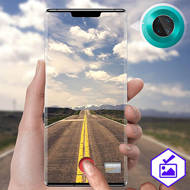 Acheter Avizar Protège Caméra Huawei Mate 30 / Mate 30 Pro Verre Trempé Anti-trace Transparent