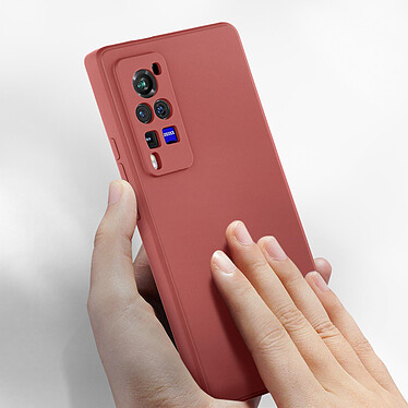 Acheter Avizar Coque Vivo X60 Pro Silicone Souple Finition Soft Touch Fine Rose framboise