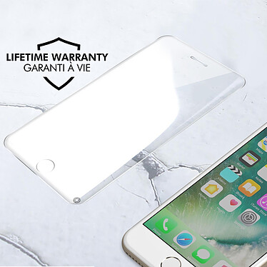 Force Glass Verre Trempé pour iPhone 7 Plus / 8 Plus Incurvé Garantie à vie  Transparent pas cher