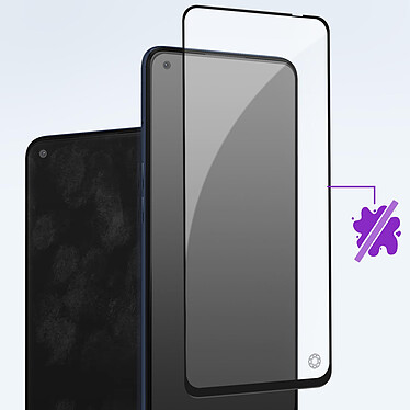 Force Glass Verre Incassable pour Oppo Find X5 Lite et OnePlus Nord CE 2 5G Dureté 9H+ Garantie à vie  Noir pas cher