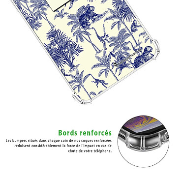 Acheter LaCoqueFrançaise Coque iPhone 12 mini Silicone antichocs Solides coins renforcés  transparente Motif Botanic Rêve