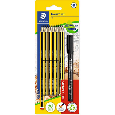 STAEDTLER Kit crayon Noris + marqueur permanent 318F GRATUIT
