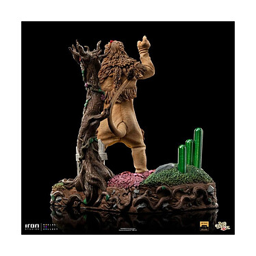 Le Magicien d'Oz - Statuette 1/10 Deluxe Art Scale Le Lion Peureux 20 cm pas cher