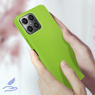 Acheter Avizar Coque pour Honor X8 Silicone Semi-rigide Finition Soft-touch Fine  Vert