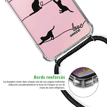 Acheter Evetane Coque cordon Samsung Galaxy S20 Dessin Chat Lignes