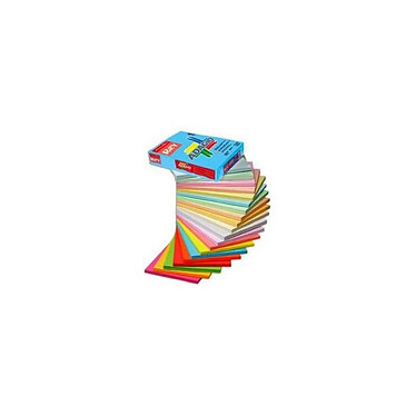 PAPETERIES DE FRANCE PAPYRUS Ramette de 500 feuilles papier couleur ADAGIO copieur, laser, jet d’encre 80g format A3 rose