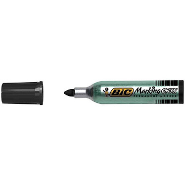 BIC Marqueur Permanent MARKING ONYX 1482 Pte Ogive Trait 1,5 mm Noir x 12