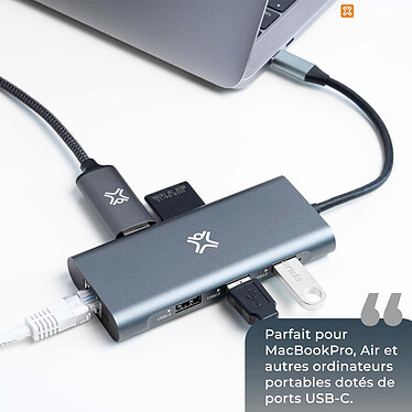 XtremeMac - Hub Xtrememac USB-C – 8 ports pas cher
