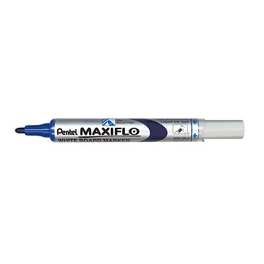 PENTEL Marqueur MAXIFLO MWL5S pour tableau blanc Pte Ogive Fine Bleu x 12
