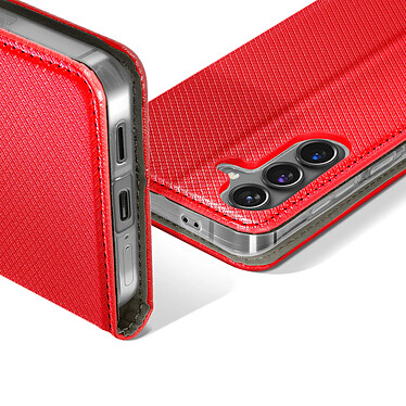 Acheter Avizar Étui pour Samsung Galaxy S24 Porte carte Collection Smart Rouge