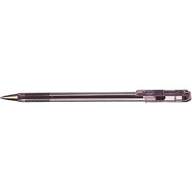 PENTEL Stylo Bille SUPERB BK77M Pointe Moyenne Noir x 12