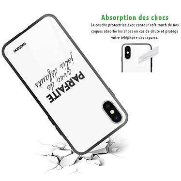Avis Evetane Coque iPhone X/Xs Coque Soft Touch Glossy Parfaite Avec De Jolis Défauts Design