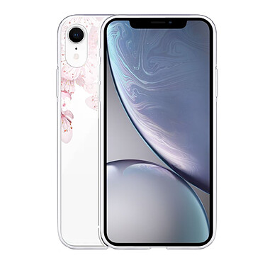 Avis Evetane Coque iPhone Xr silicone transparente Motif Cerisier ultra resistant