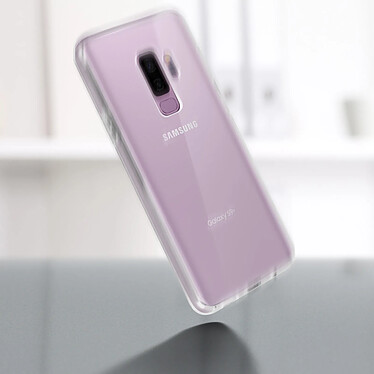 Avizar Coque Galaxy S9 Plus Protection Silicone + Arrière Polycarbonate - Transparent pas cher
