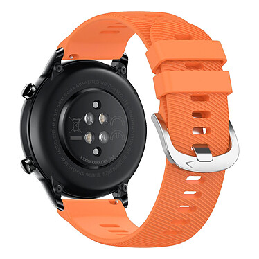 Avizar Bracelet pour Honor Magic Watch 2 46mm Silicone Texturé Orange