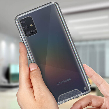 Avis Avizar Coque Galaxy A51 Protection Bi-matière Bumper Collection Cristal Transparent