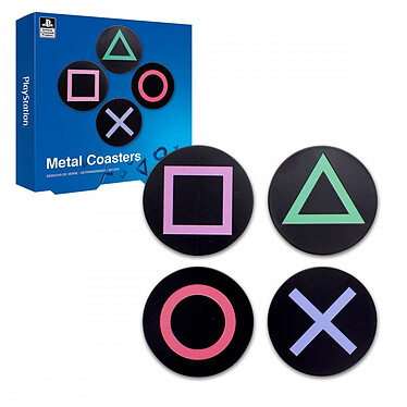 Avis Sony PlayStation - Pack 4 sous-verres Icons Playstation